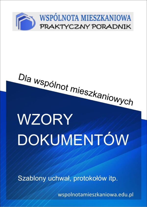 Szablony dokumentów dla wspólnot mieszkaniowych