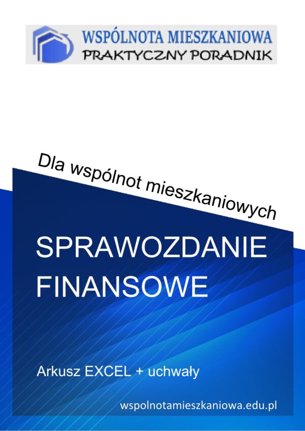 Sprawozdanie finansowe- okładka